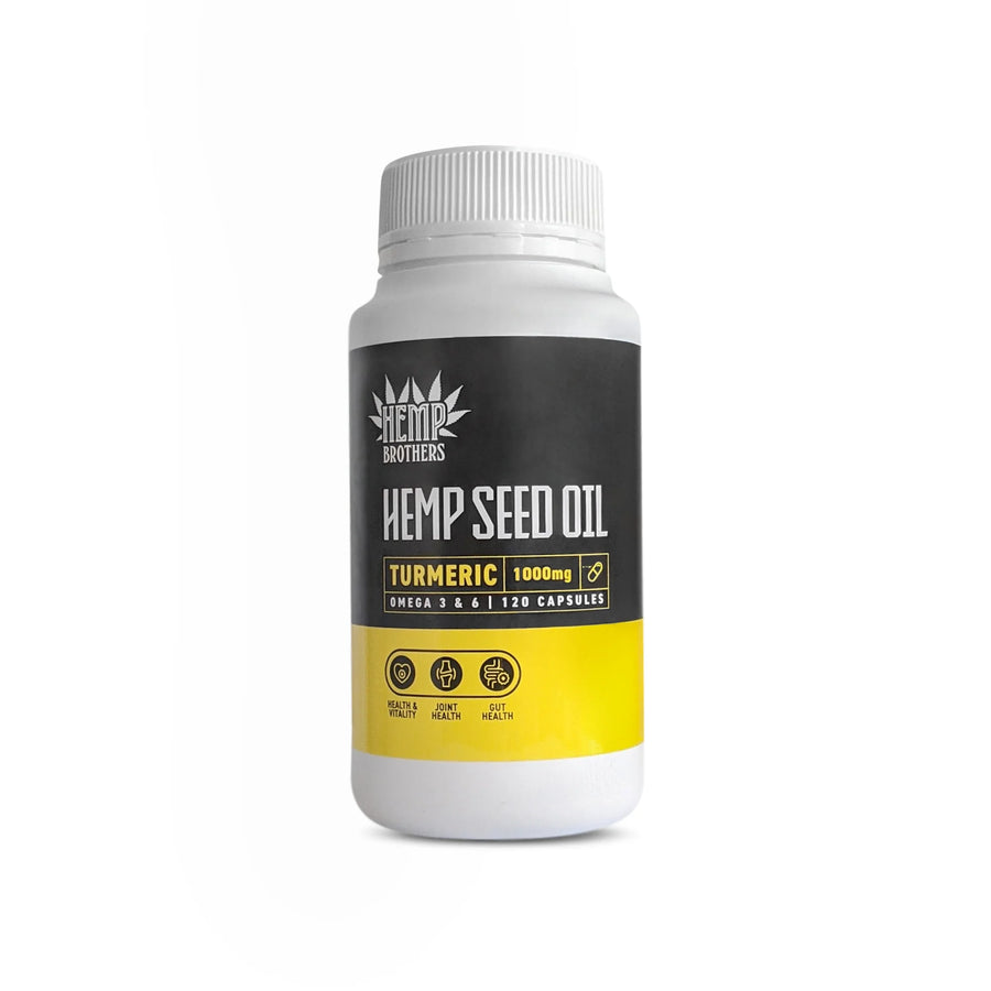 Hemp Seed Oil Capsules Tumeric