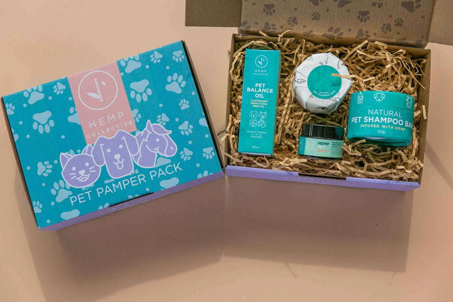 Hemp Pet Pamper Box for your special family member.