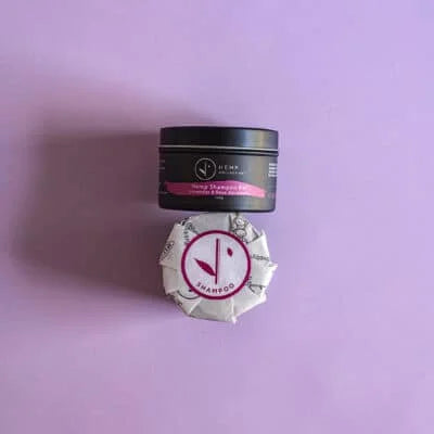 Natural Hemp Lavender Shampoo Bar and Conditioner Pack