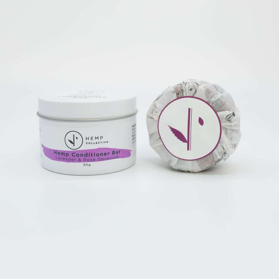 Natural Hemp Lavender Shampoo Bar and Conditioner Pack